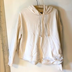 Cream Hooded Sweatshirt